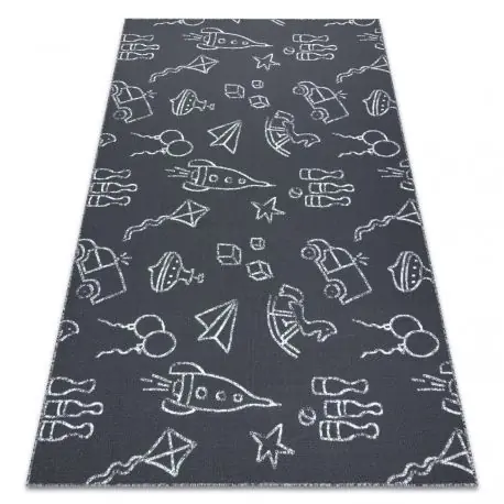 Tappeto per bambini TOYS Giocattoli, divertimento - grigio