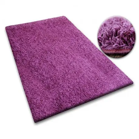 TAPPETO SHAGGY 5cm viola