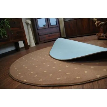 TAPPETO CERCHIO CHIC 144 marrone