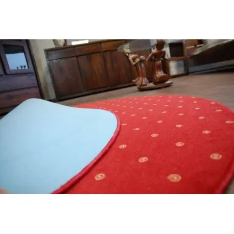 TAPPETO CERCHIO CHIC 110 rosso