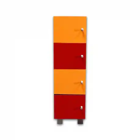 Libreria, palo 936365 rosso / arancio