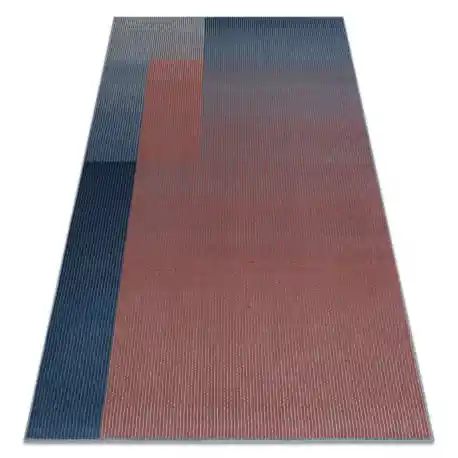 Tappeto in lana NAIN Geometrico 7710/51944 rosso / blu