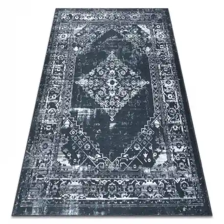 Tappeto ANTIKA 117 tek, ornamento moderno, lavabile - grigio / grafite