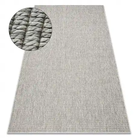 Tappeto ORIGI 3583 grigio - cordoncino in SISAL a tessitura piatta