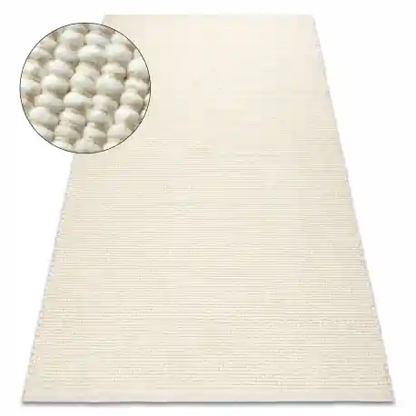Tappeto NEPAL 2100 naturale, crema - lana, double face