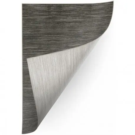 Tappeto DI SPAGO A DUE LATI SIZAL DOUBLE 29201/092 misto grafite/misto grigio/beige