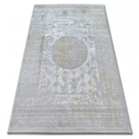 Tappeto ACRILICO VALENCIA 2328 ORNAMENT grigio chiaro / mostarda