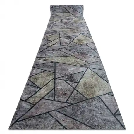 PASSATOIA gommata LOTUS MOSAIC 22010 Mosaico grigio lavabile