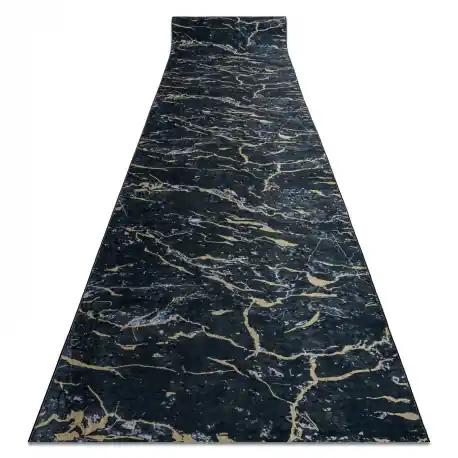 PASSATOIA gommata LOTUS GALACTIC 9523 Marmo nero / oro lavabile