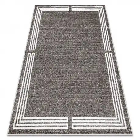 Tappeto MATEO 8034/944 Moderno telaio - strutturale grigio / beige