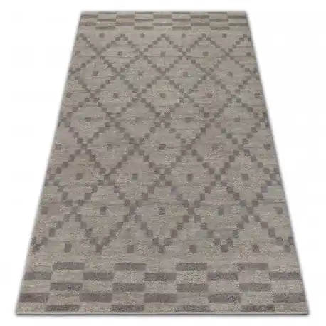 Tappeto SOFT 8047 RUTA BOHO crema / chiaromarrone