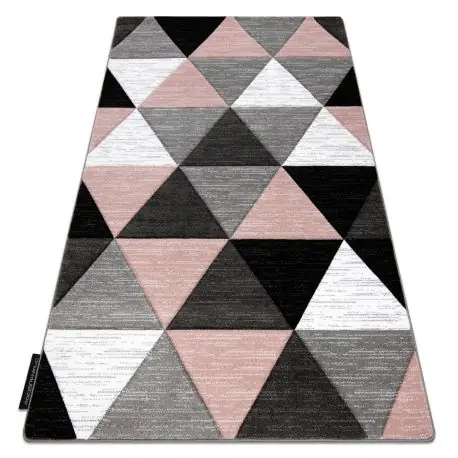 Tappeto ALTER Rino triangoli rosa