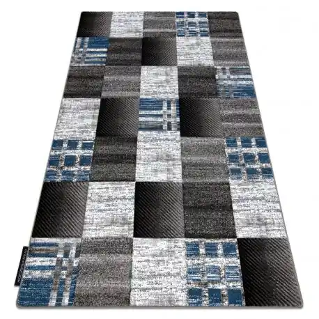 Tappeto ALTER Siena piazze traliccio blu