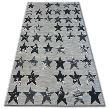 Tappeto LISBOA 27219/956 Stelle Stelline Nero