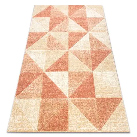 Tappeto FEEL 5672/17911 triangoli beige/terracotta