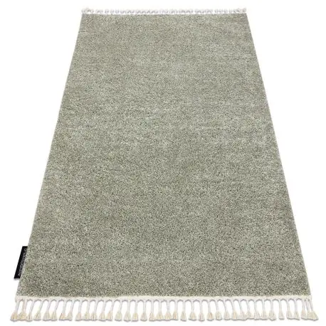 Tappeto BERBER 9000 verde Frange berbero marocchino shaggy