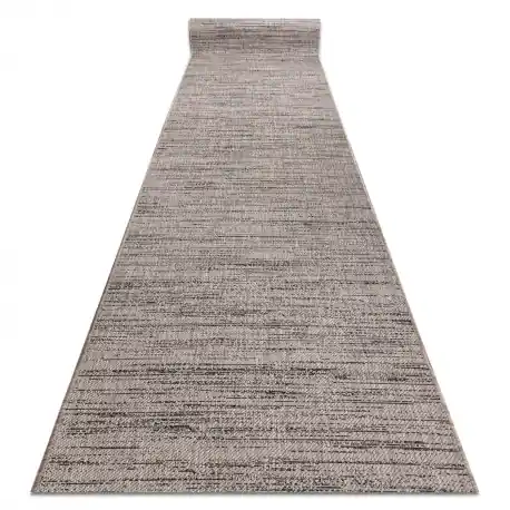 Tappeti passatoie SIZAL SION 5302 Melange tessuto piatto nero