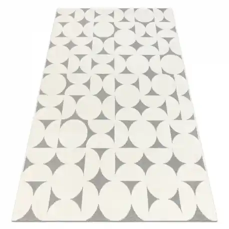 Tappeto SAMPLE AVOLA FR2688 Geometrico, Crema / Grigio chiaro
