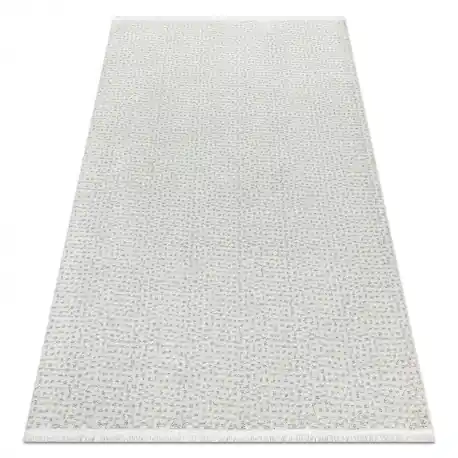 Tappeto SAMPLE TRYSA LG06A Punto Crema / Grigio chiaro frange