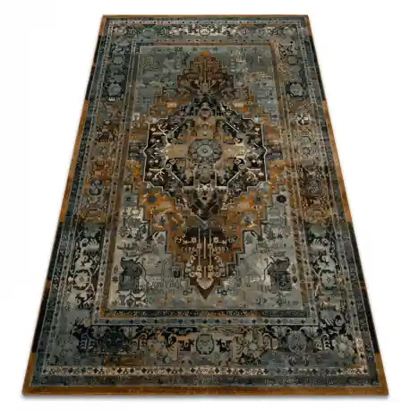 Tappeto di lana POLONIA ALHAMBRA Ornamento, cadre cognac