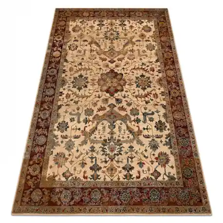 Tappeto di lana POLONIA VERANO Ornamento, cadre rubino chiaro