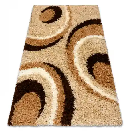 Tappeto SHAGGY GUSTO BS241 beige / marrone