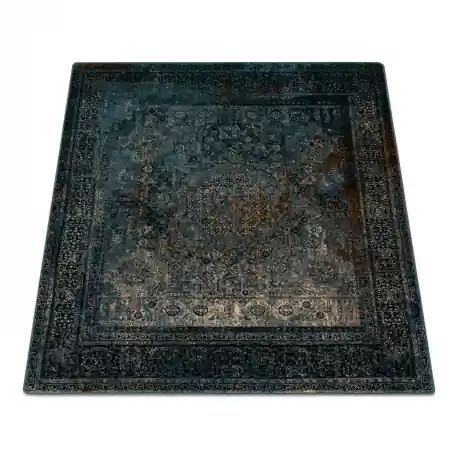 Tappeto di lana OMEGA MAMLUK Piazza - Rosone vintage blu scuro