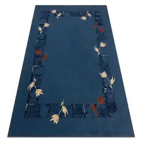 Tappeto SPIRIT SIKHIM Telaio blu scuro