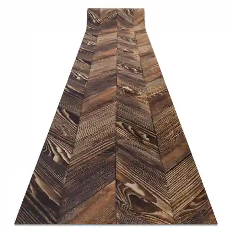 PASSATOIA gommata DIGITAL - FRENCH CHEVRON Spina di pesce marrone / beige
