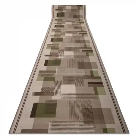PASSATOIA gommata LISTRA Geometrico, antiscivolo beige