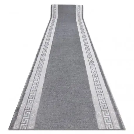 Passatoia Structural MEFE 2813 Telaio, chiave greca due livelli di pile grigio