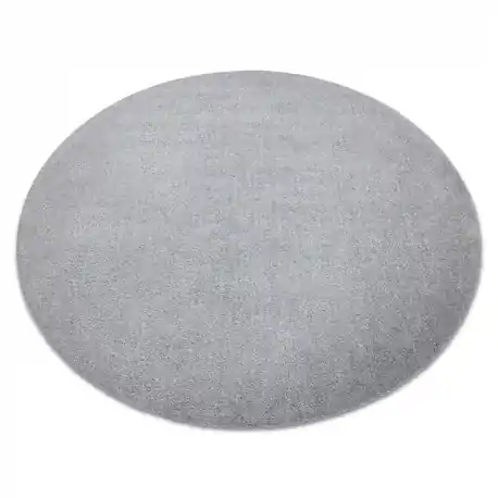 Tappeto moderno lavabile LATIO 71351060 cerchio argint