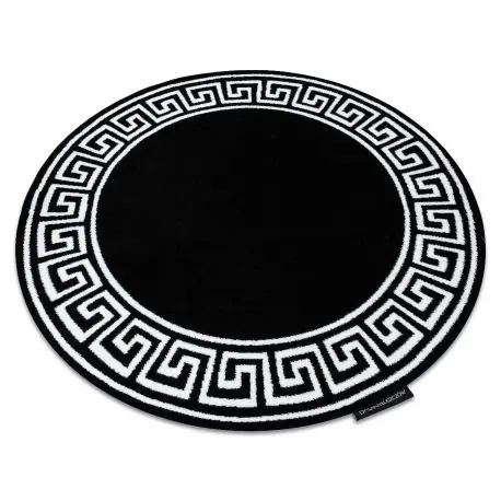 Tappeto HAMPTON Grecos cerchio nero