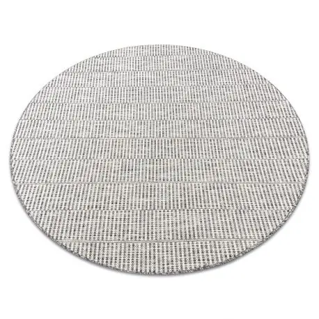 Tappeto DI SPAGO SIZAL LOFT 21198 BOHO Cerchio avorio/argento/taupe
