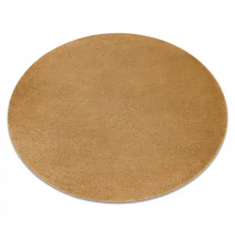 Tappeto SOFTY cerchio un colore oro