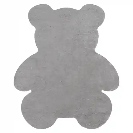 Tappeto SHAPE 3146 Shaggy orsacchiotto di peluche - grigio peluche, antiscivolo, lavabile
