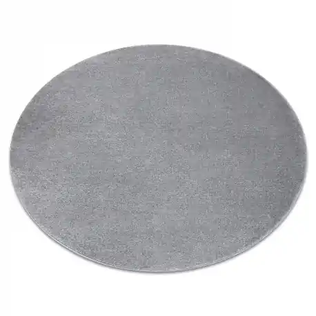 Tappeto SOFTY cerchio un colore grigio
