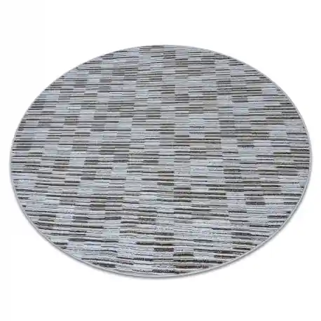 TAPPETO cerchio LIBRA grigio 109 strisce