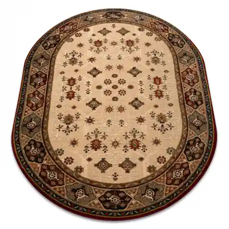 Tappeto di lana OMEGA ovale TAROS orientale rudy 2 terracotta