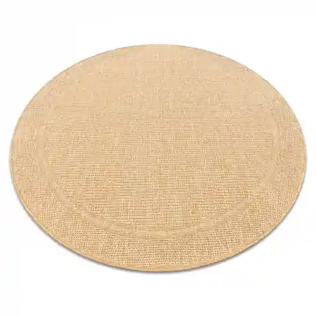 Tappeto TIMO 5979 cerchio SIZAL all'aperto beige scuro - PRODOTTO DI SECONDO GRADO