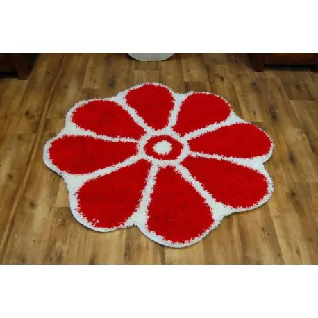 Tappeto SHAGGY GUSTO Fiorellino C300 rosso