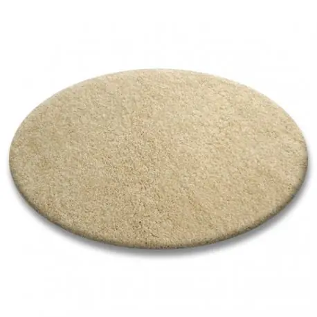 TAPPETO cerchio SHAGGY 5cm aglio
