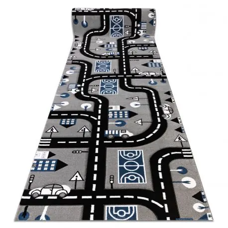 MOQUETTE PETIT CITY CITTADINO STRADA grigio