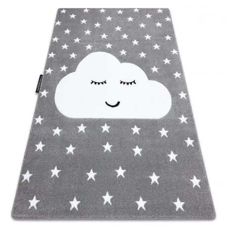 Tappeto PETIT CLOUD NUBE STELLE grigio