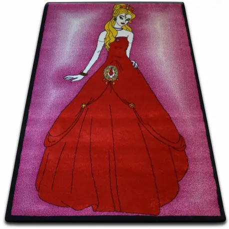 Tappeto KIDS Principessa rosa C425