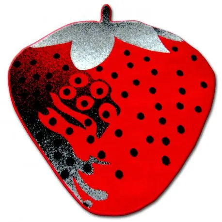 Tappeto kids HAPPY C298 FRAGOLA rossa