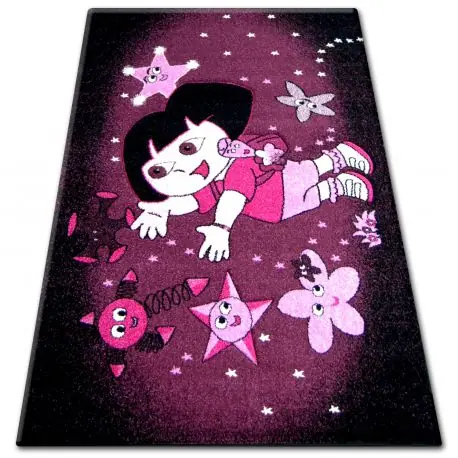 Tappeto PILLY 7818 DORA - porpora/nero