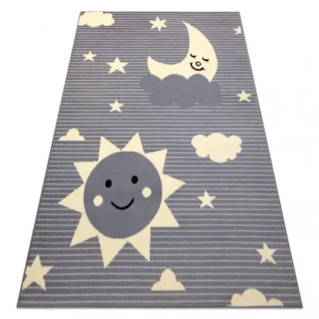 Tappeto BCF FLASH Sky 4001 - Cielo, stelle grigio