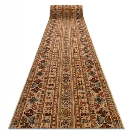 Passatoia in lana KESHAN 7684/53555 orientale beige / terracotta