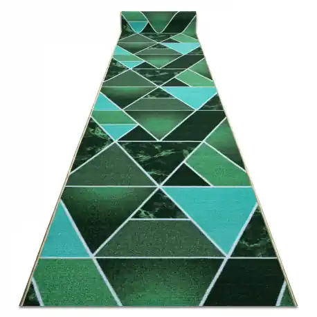 Passatoia antiscivolo TRÓJKĄTY triangoli, gomma verde
